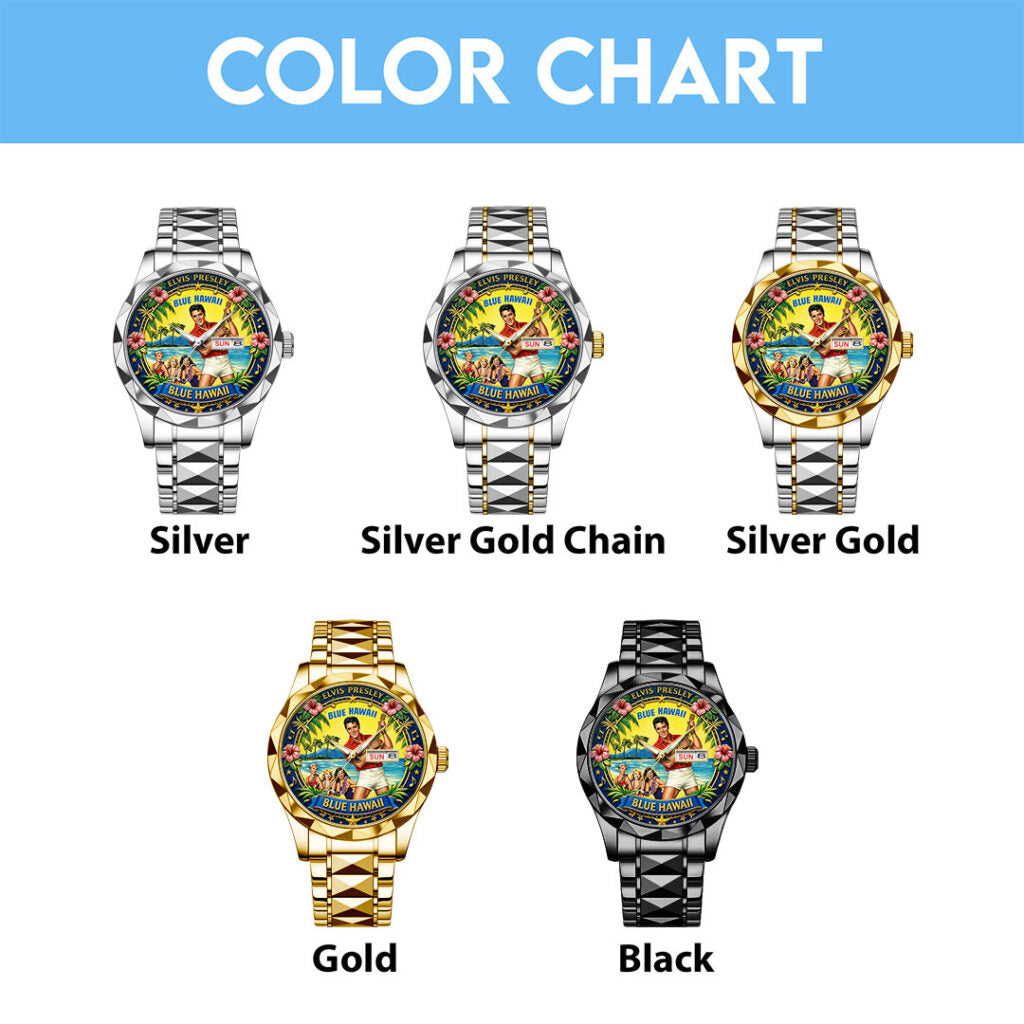 Elvis Presley Alloy Luxury Quartz Watch - TMTHU4457