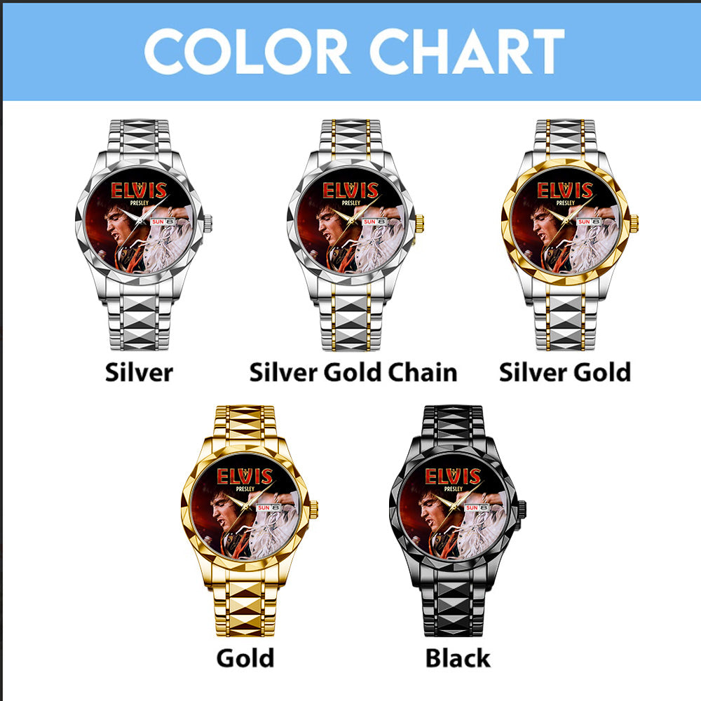 Elvis Presley Alloy Luxury Quartz Watch - GNE5606