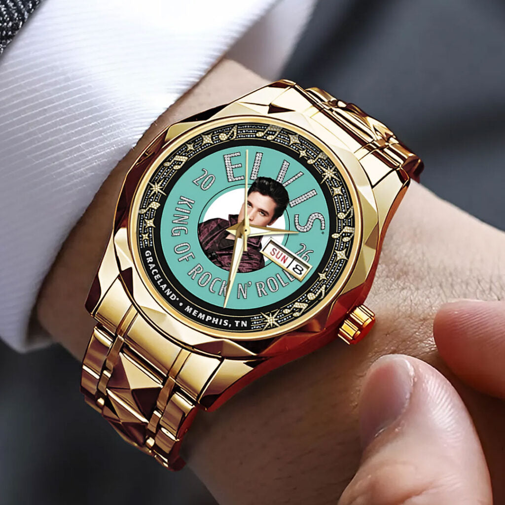 Elvis Presley Alloy Luxury Quartz Watch - TMTHU2155