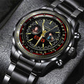 Elvis Presley x Omega Black Stainless Steel Watch - VANDH 2775
