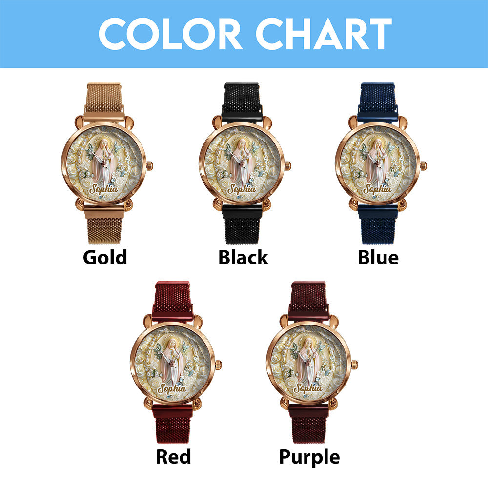 Personalized Eternal Faith Mesh Strap Quartz Watch - TANTN15407