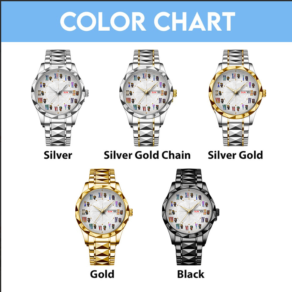 Final Fantasy Alloy Luxury Quartz Watch - GNE7678