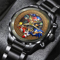Sonic the Hedgehog 35th Anniversary Black Stainless Steel Watch - TMTHU7099