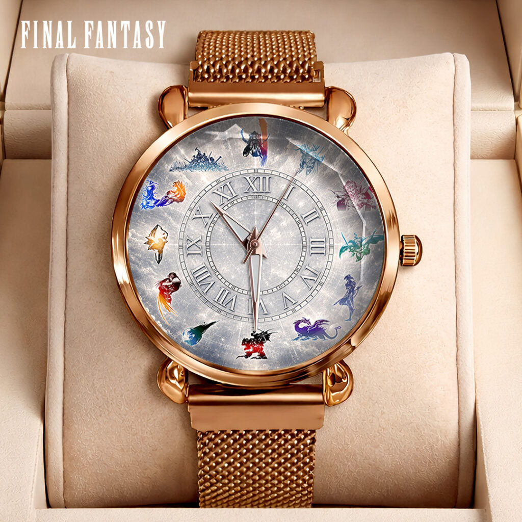 Final Fantasy Mesh Strap Quartz Watch - GNE7014