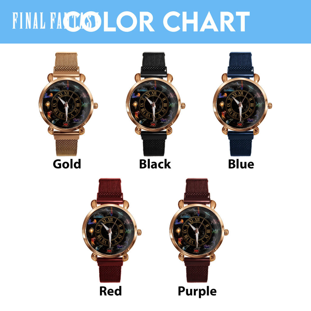 Final Fantasy Mesh Strap Quartz Watch - GNE7015