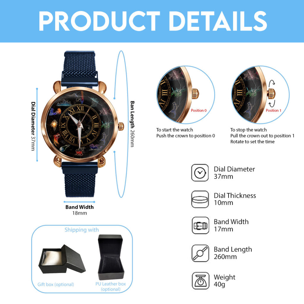 Final Fantasy Mesh Strap Quartz Watch - GNE7015
