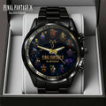 Final Fantasy X 25th Anniversary Black Stainless Steel Watch - GNE7852