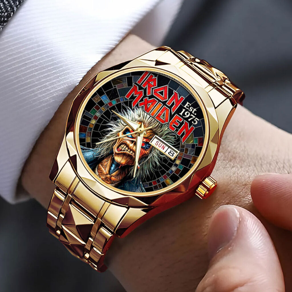 Iron Maiden Alloy Luxury Quartz Watch - GNE5115