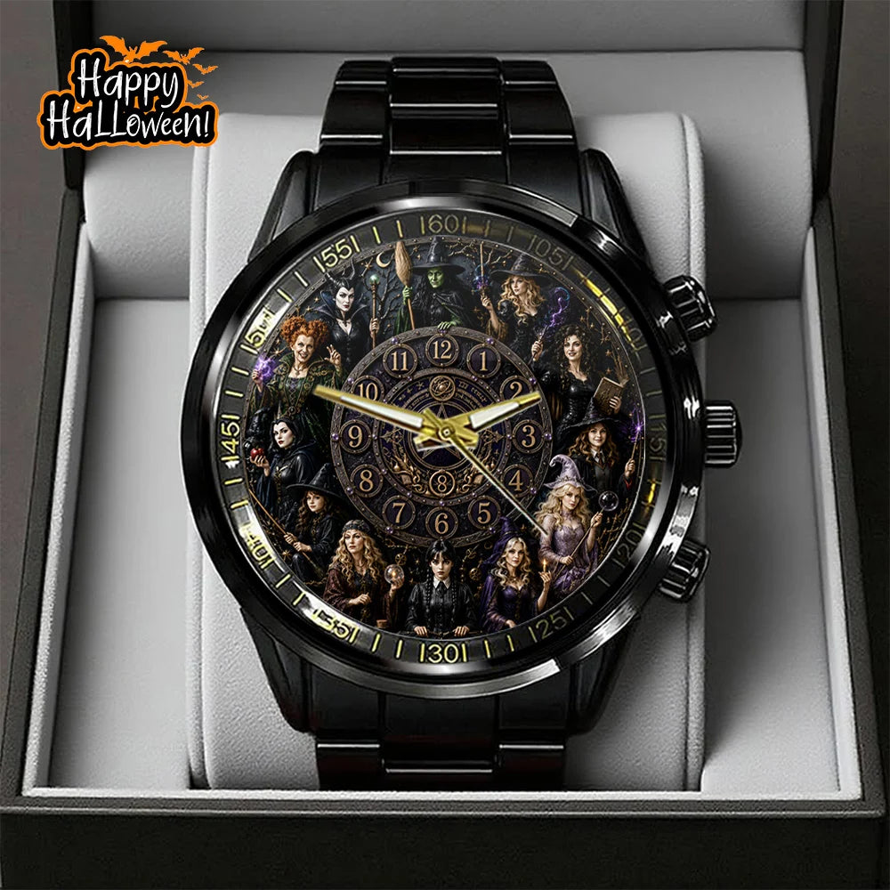 Witches Black Stainless Steel Watch - GNE8296