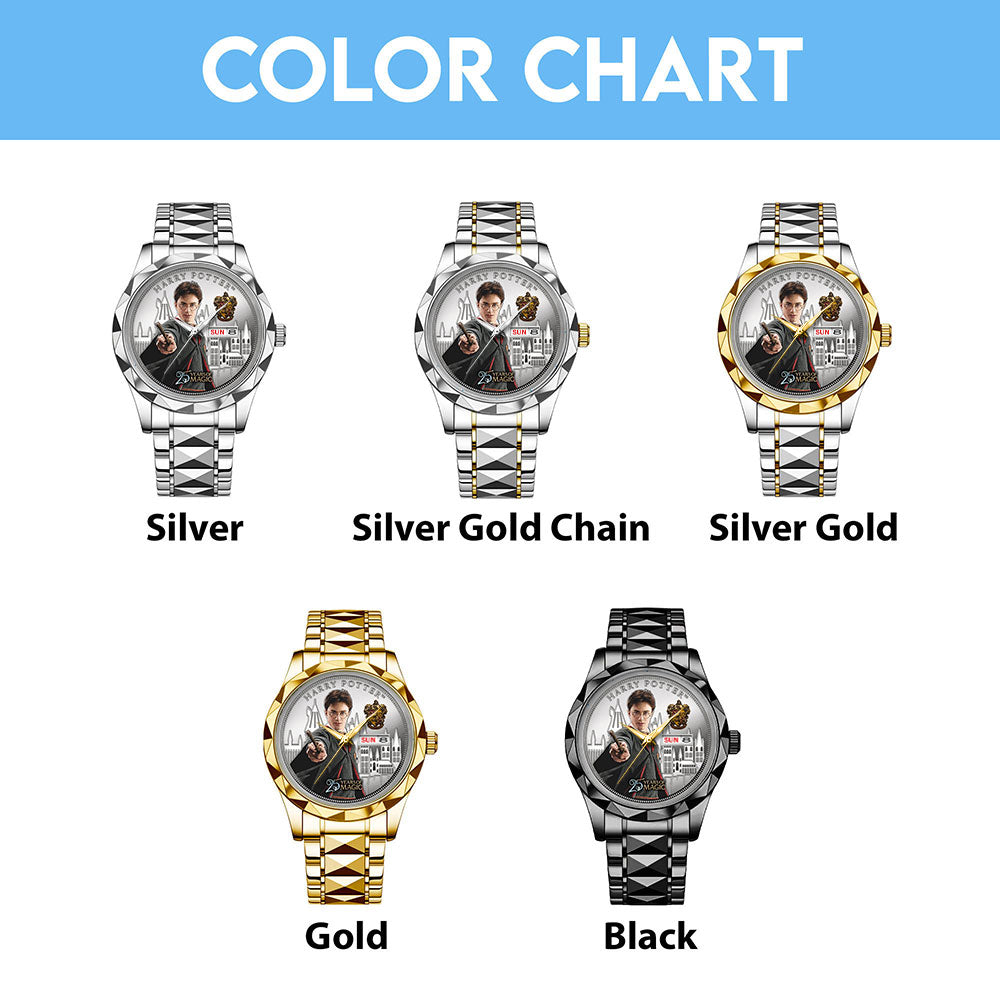 Harry Potter 25th Anniversary Alloy Luxury Quartz Watch - MAITM14125