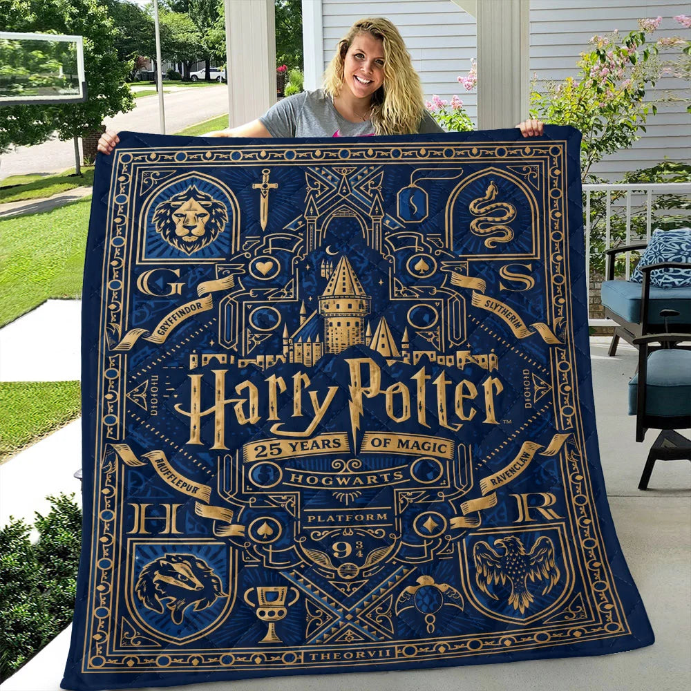 Harry Potter 25th Anniversary Quilt Blanket - TMTHU8991