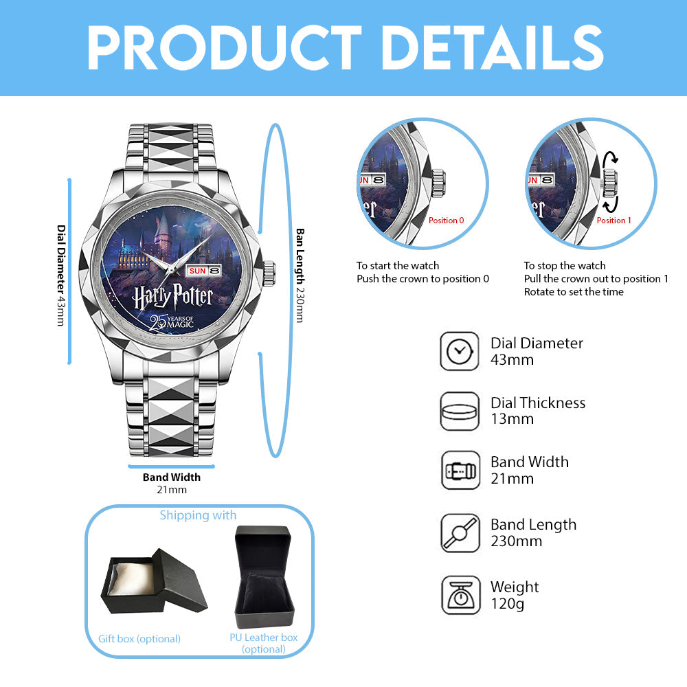 Harry Potter 25th Anniversary 2026 Alloy Luxury Quartz Watch - TANTN19677