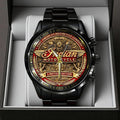 Indian Motorcycle 125th Anniversary Black Stainless Steel Watch - TANTN21657