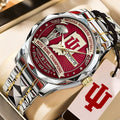 Indiana Hoosiers Football Rose Bowl Champions Alloy Luxury Quartz Watch - MAITM14353