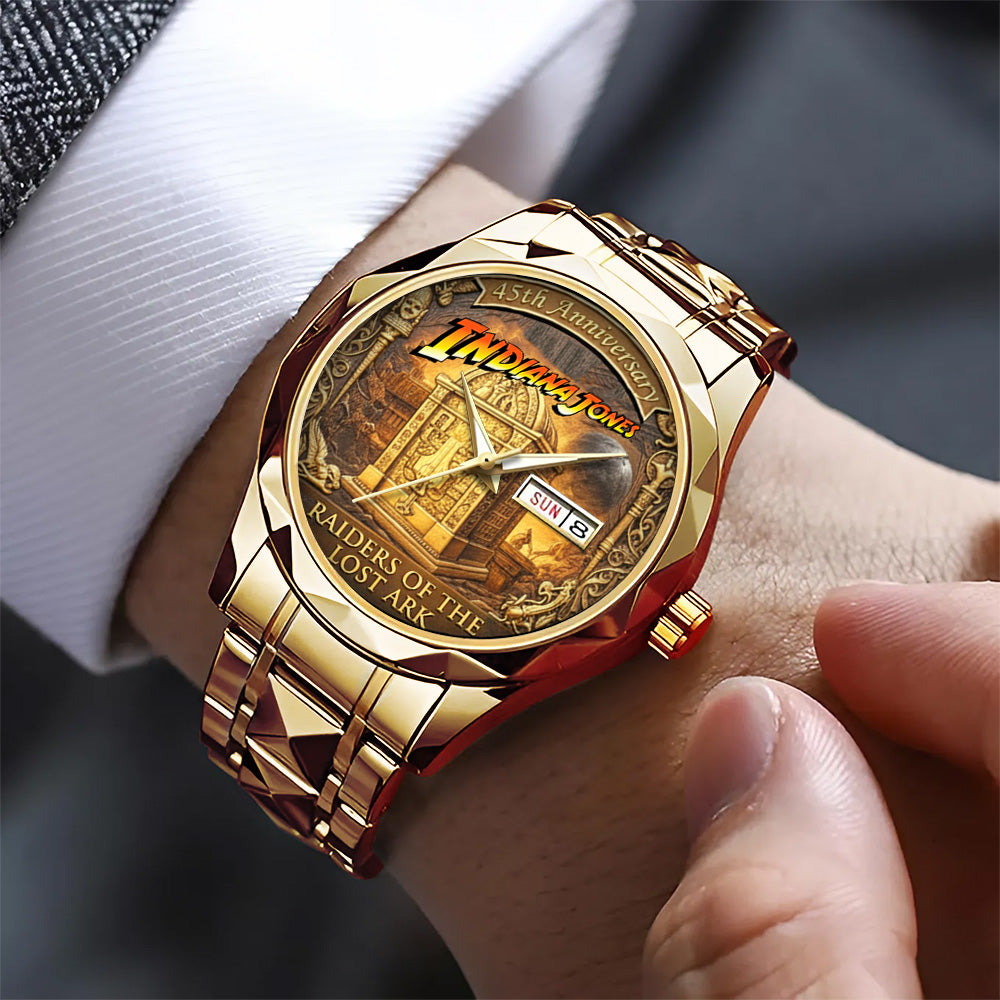 Indiana Jones Raiders of the Lost Ark 45th Anniversary Alloy Luxury Quartz Watch - TANTN20393