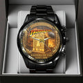 Indiana Jones Raiders of the Lost Ark 45th Anniversary Black Stainless Steel Watch - TANTN20394