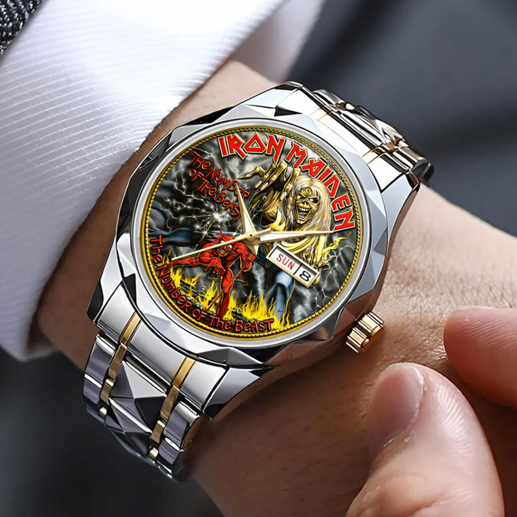 Iron Maiden Alloy Luxury Quartz Watch - HOATT19957