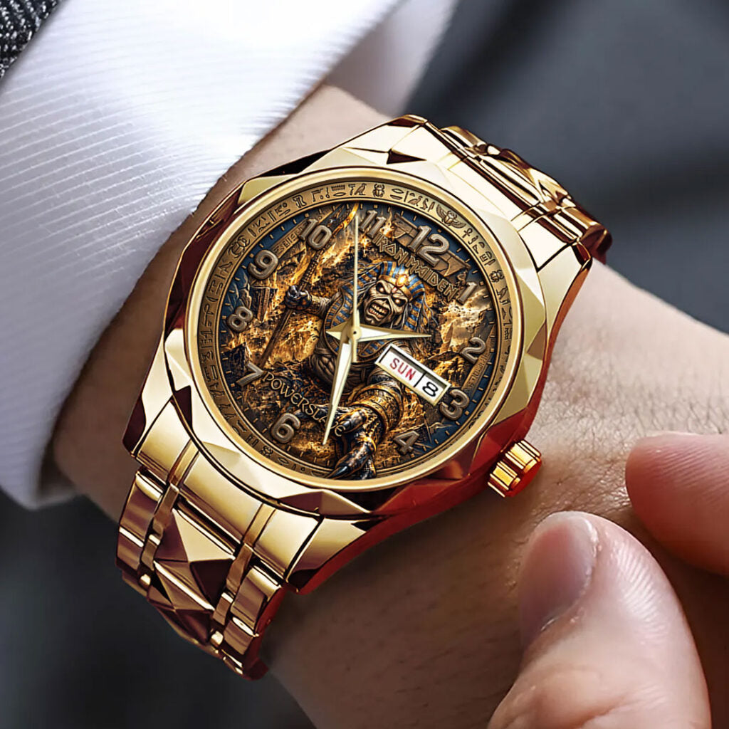 Iron Maiden Alloy Luxury Quartz Watch - TMTHU7904