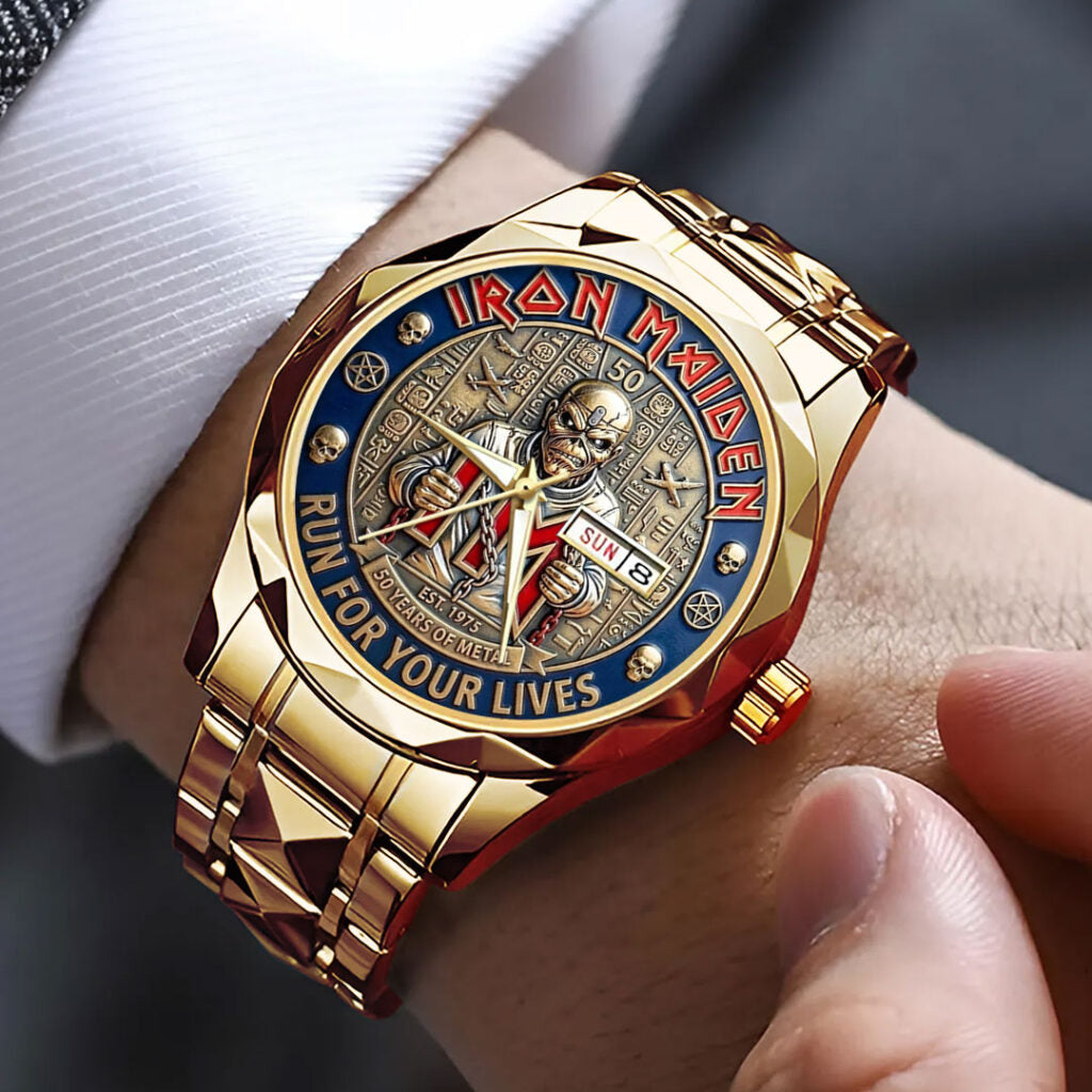 Iron Maiden 50th Anniversary Alloy Luxury Quartz Watch - TANTN21562