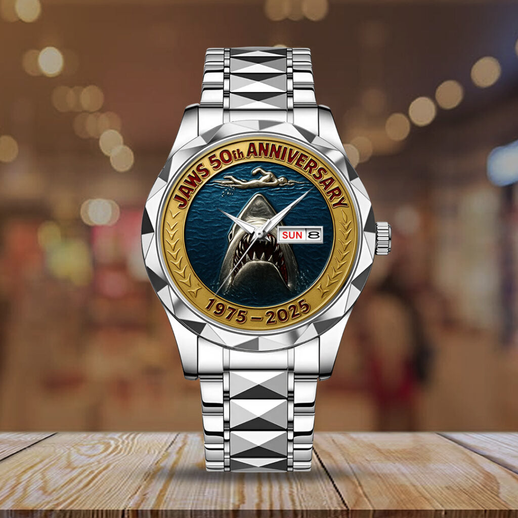 Jaws 50th Anniversary Alloy Luxury Quartz Watch - TMTHU453