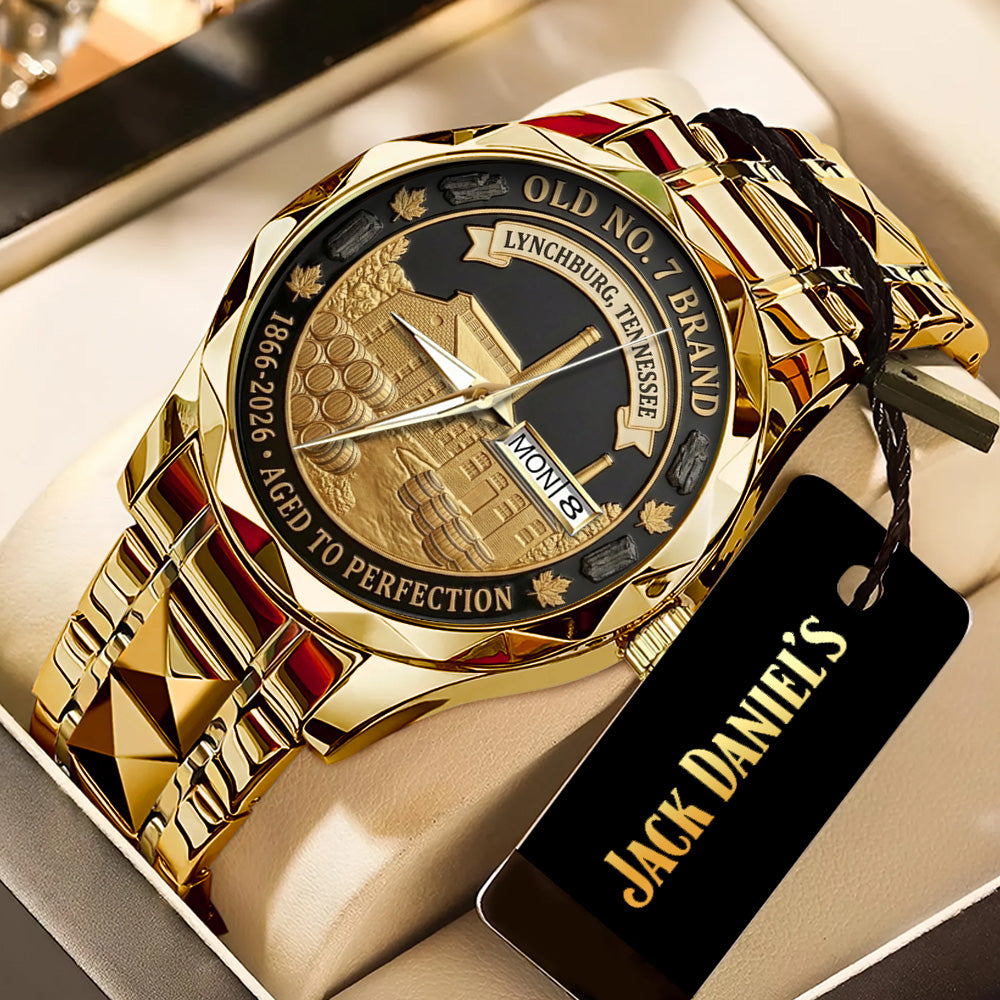 Jack Daniel's 160th Anniversary Alloy Luxury Quartz Watch - TANTN20697