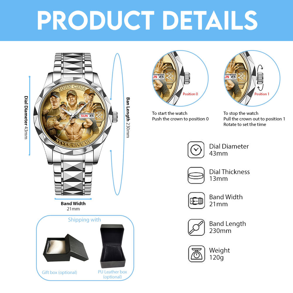John Cena Alloy Luxury Quartz Watch - MAITM14097
