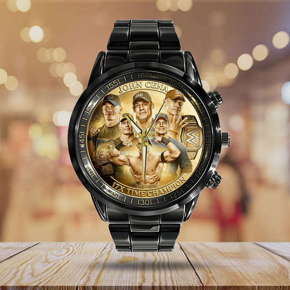 John Cena Black Stainless Steel Watch - TMTHU2862