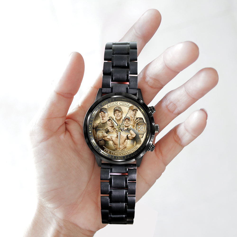 John Cena Black Stainless Steel Watch - TMTHU2862