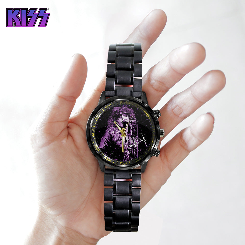 KISS Black Stainless Steel Watch - GNE 685