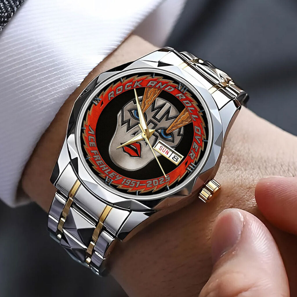 KISS x Ace Frehley Alloy Luxury Quartz Watch - TMTHU1592