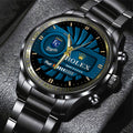 Kansas City Royals Black Stainless Steel Watch - MAITM13434