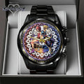 Kingdom Hearts 25th Anniversary Black Stainless Steel Watch - GNE7635
