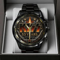 KISS 53 Years Anniversary Black Stainless Steel Watch - TANTN24554