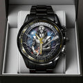 KISS x Ace Frehley Black Stainless Steel Watch - TANTN17638