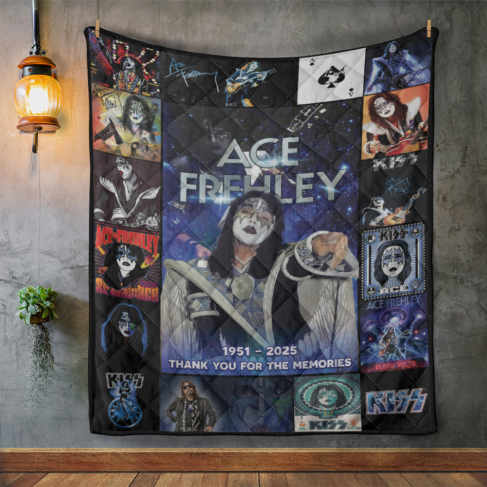 KISS x Ace Frehley Quilt Blanket - TANTN17750