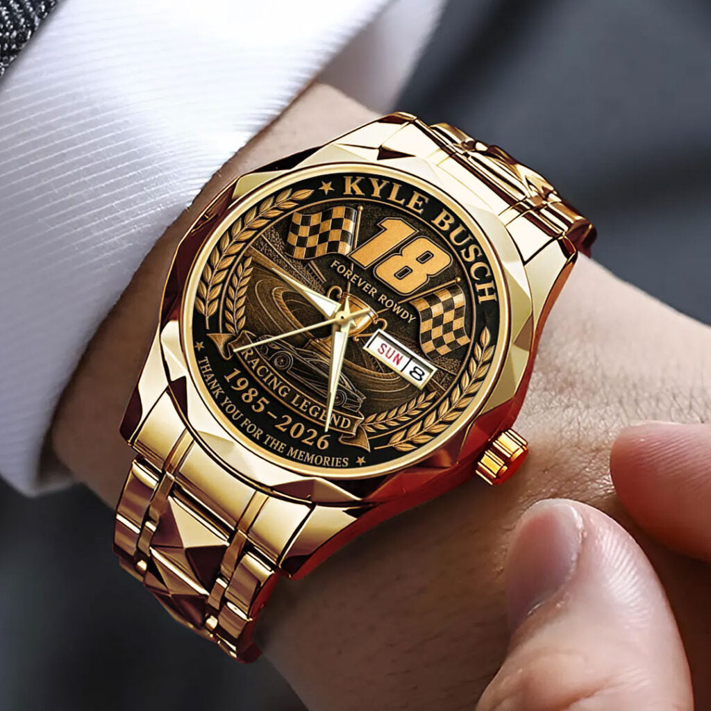 Kyle Busch Alloy Luxury Quartz Watch - TANTN23161