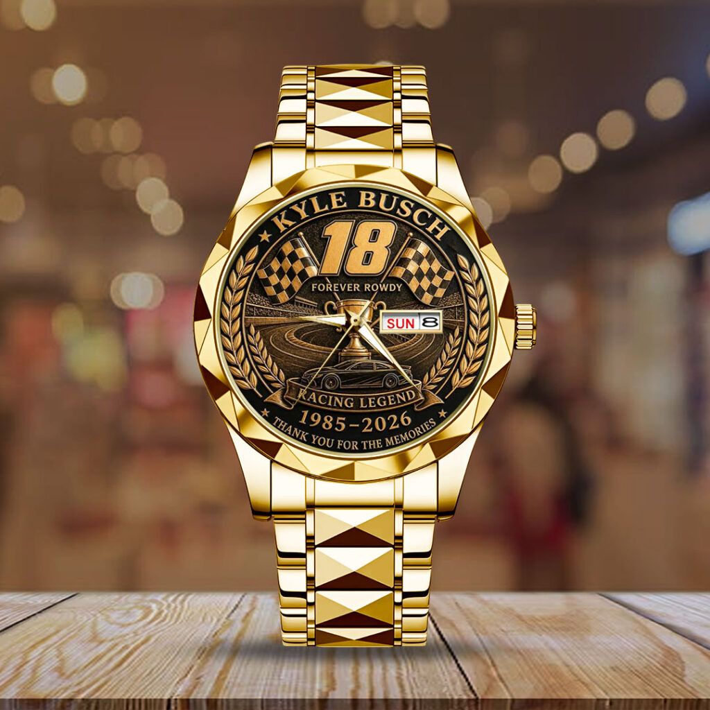 Kyle Busch Alloy Luxury Quartz Watch - TANTN23161