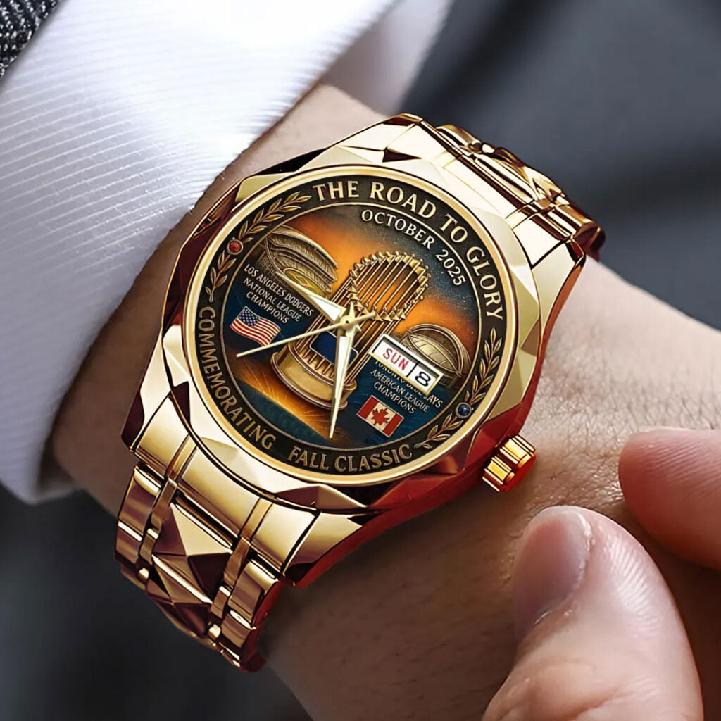 Los Angeles Dodgers x Toronto Blue Jays Alloy Luxury Quartz Watch - TMTHU1750