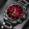 Los Angeles Angels Black Stainless Steel Watch - MAITM13435