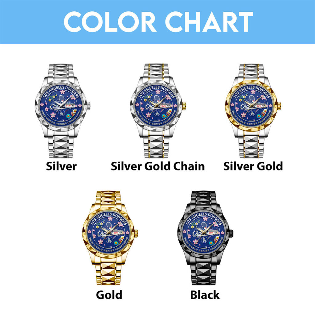 Los Angeles Dodgers Alloy Luxury Quartz Watch - TMTHU1910