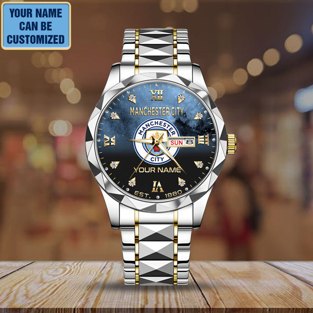 Personalized Manchester City Alloy Luxury Quartz Watch - TANTN22734