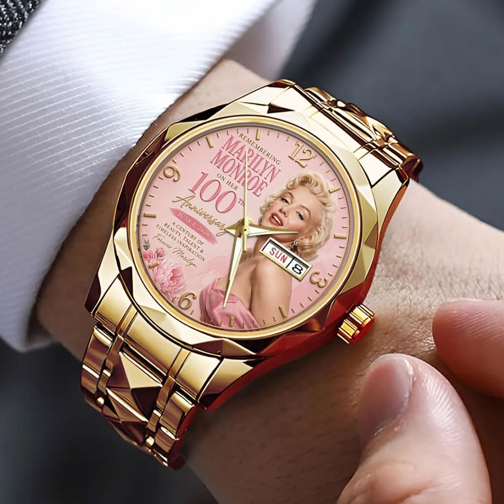Marilyn Monroe 100th Anniversary Alloy Luxury Quartz Watch - TMTHU7665