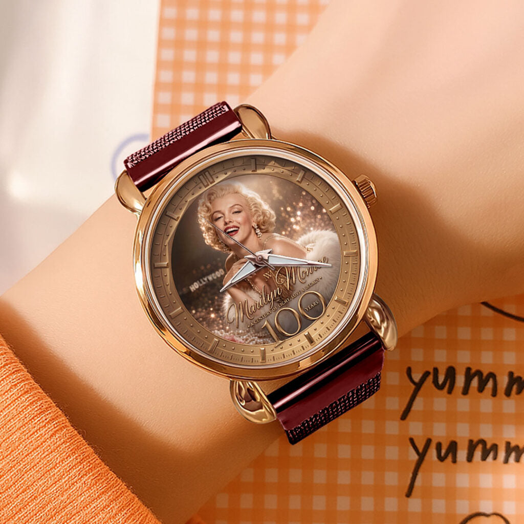 Marilyn Monroe 100th Anniversary Mesh Strap Quartz Watch - TMTHU7773