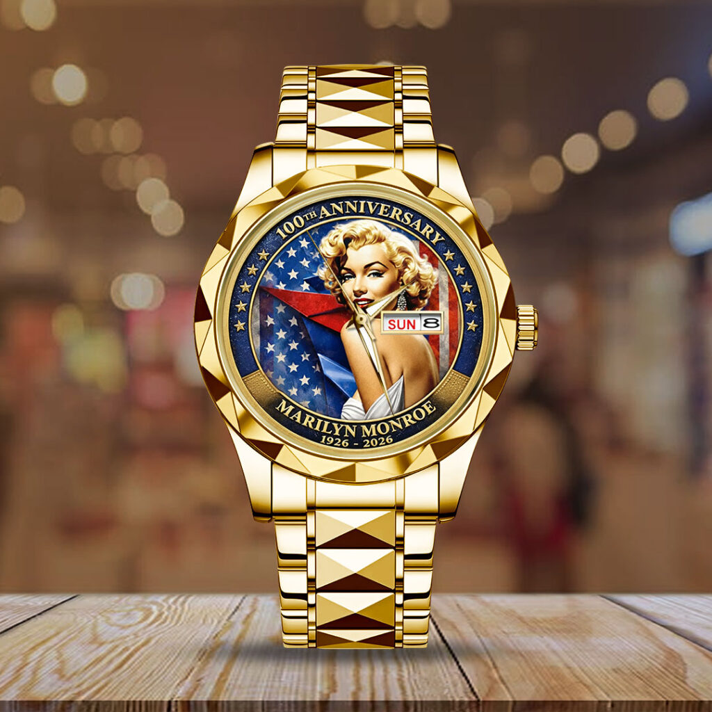 Marilyn Monroe 100th Anniversary Alloy Luxury Quartz Watch - TMTHU3842