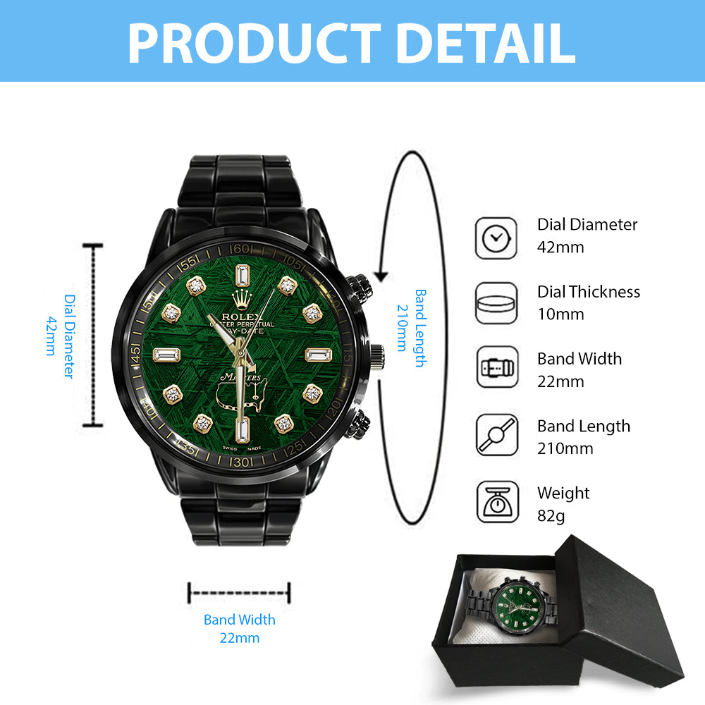 Masters Tournament x Rolex Black Stainless Steel Watch - TMTHU5085