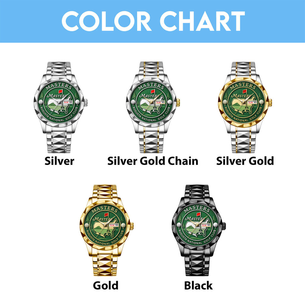 Masters Tournament Alloy Luxury Quartz Watch - HOATT17316