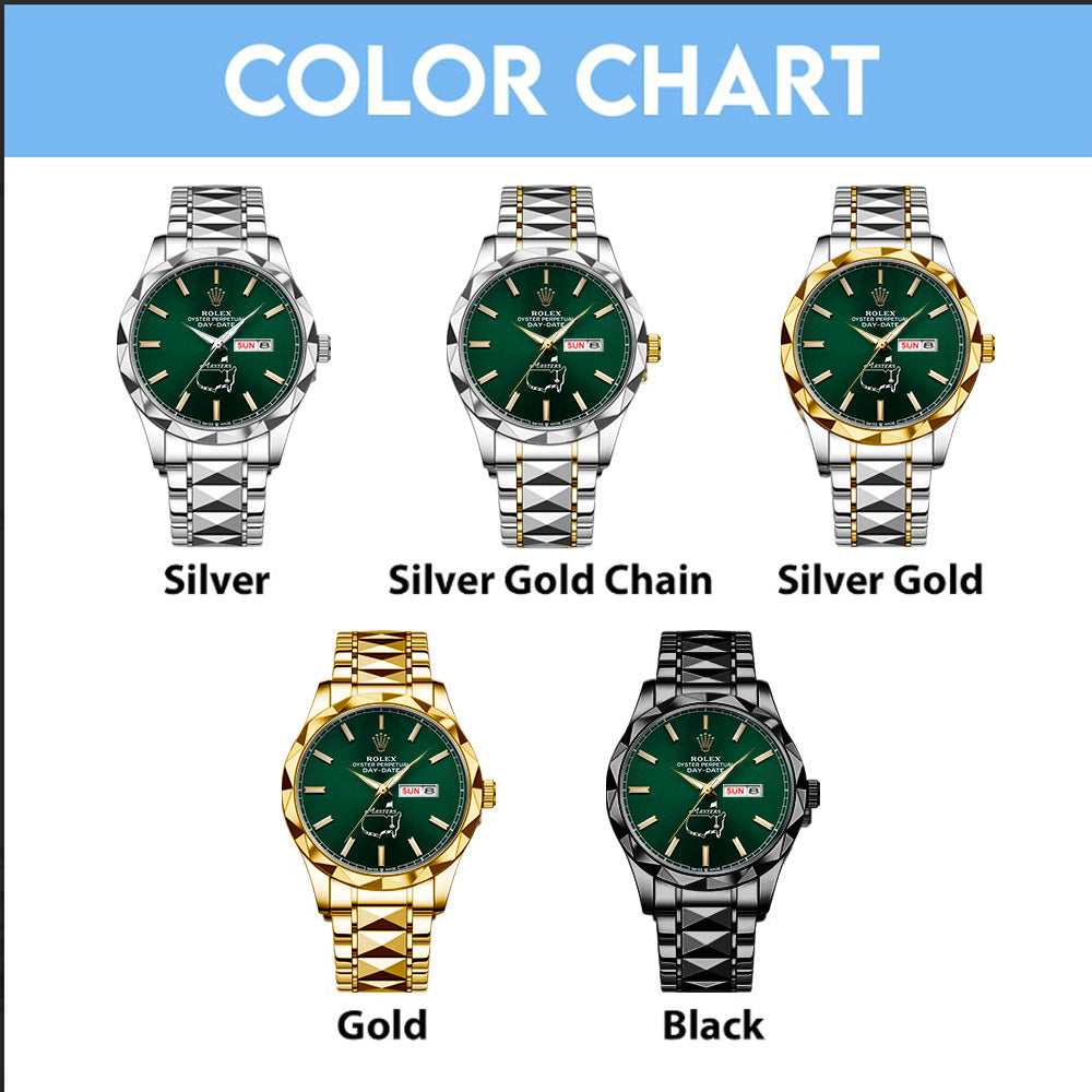 Masters Tournament x Rolex Alloy Luxury Quartz Watch - GNE5769