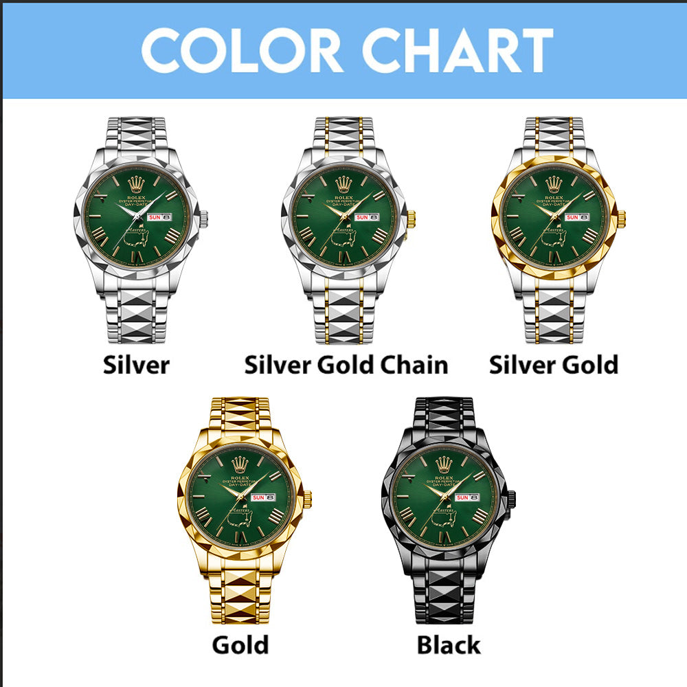 Masters Tournament x Rolex Alloy Luxury Quartz Watch - GNE5770