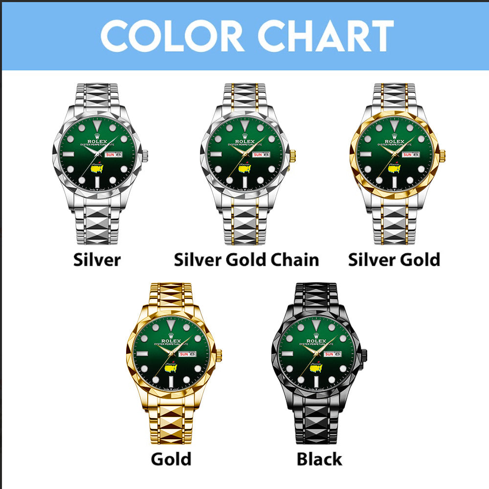 Masters Tournament x Rolex Alloy Luxury Quartz Watch - GNE5778