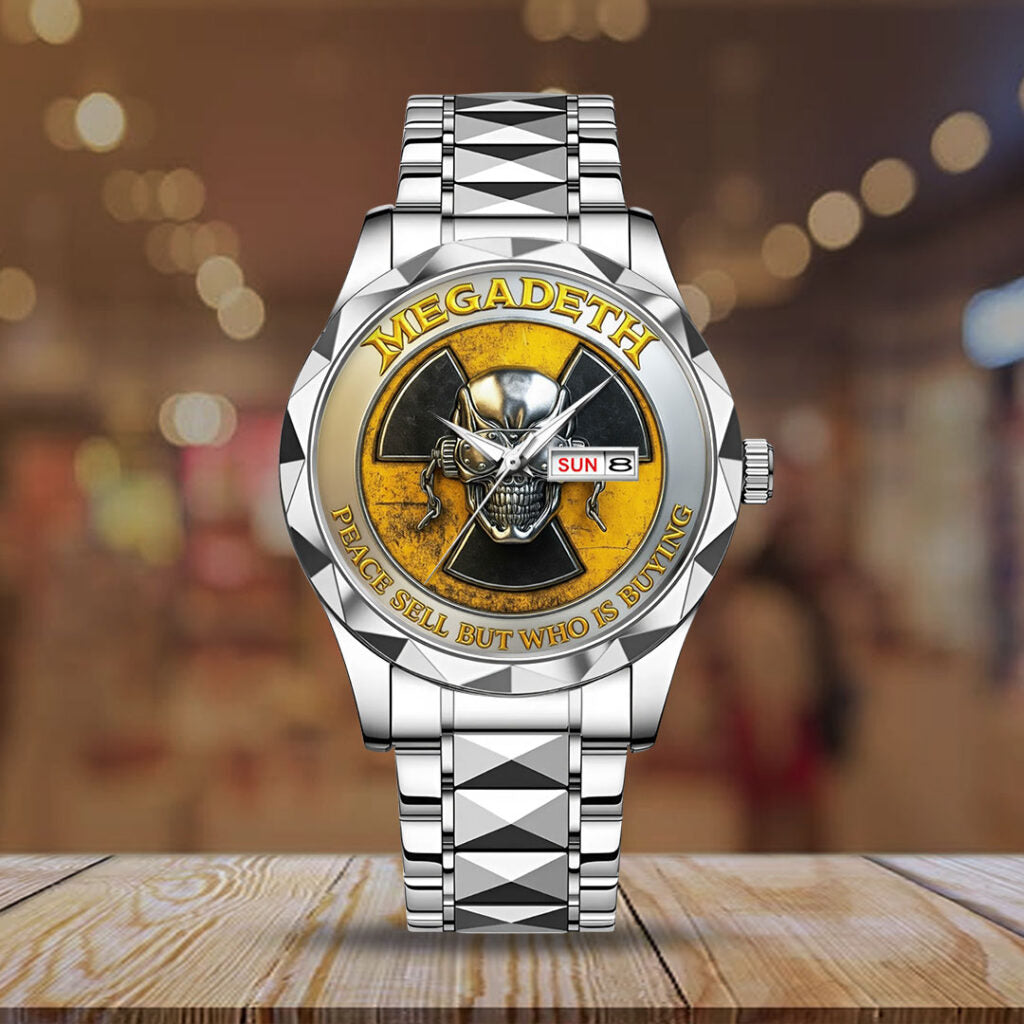 Megadeth Alloy Luxury Quartz Watch - TMTHU2023